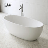 Acrylic Bathtub Integrated Household Freestanding Oval Shape for Homestays Hotels Projects Cross-Border Foreign Trade Factory Direct Sales