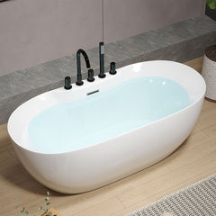 Bathroom Household Small Apartment Single Person Acrylic Adult Seamless Integrated Hotel High-end Freestanding Bathtub Tub