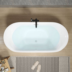 Bathroom Household Small Apartment Single Person Acrylic Adult Seamless Integrated Hotel High-end Freestanding Bathtub Tub