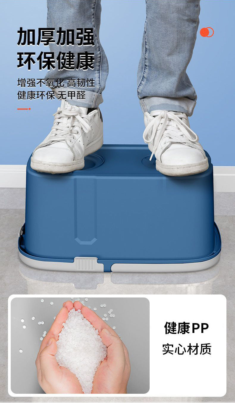 New Rotating Mop Bucket Set One Mop Clean Dry and Wet Dual-use Bucket Mopping Dehydrating Hands-free Thickened Mop