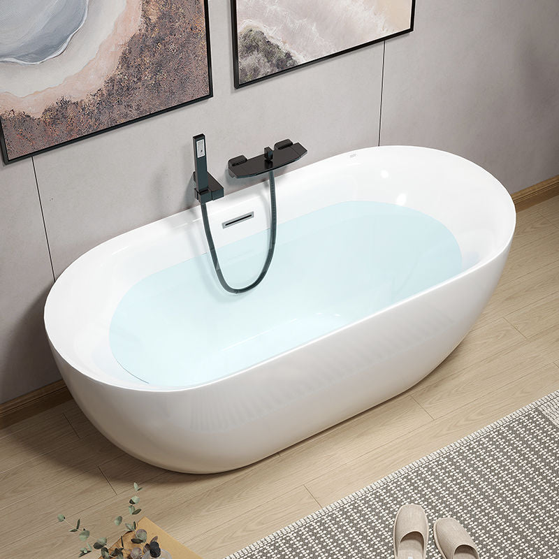 New Freestanding Bathtub for Bathroom, Suitable for Small Homes, Single Person Acrylic Seamless Integrated Design for Adults, Hotel Use