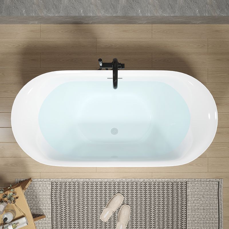 New Freestanding Bathtub for Bathroom, Suitable for Small Homes, Single Person Acrylic Seamless Integrated Design for Adults, Hotel Use