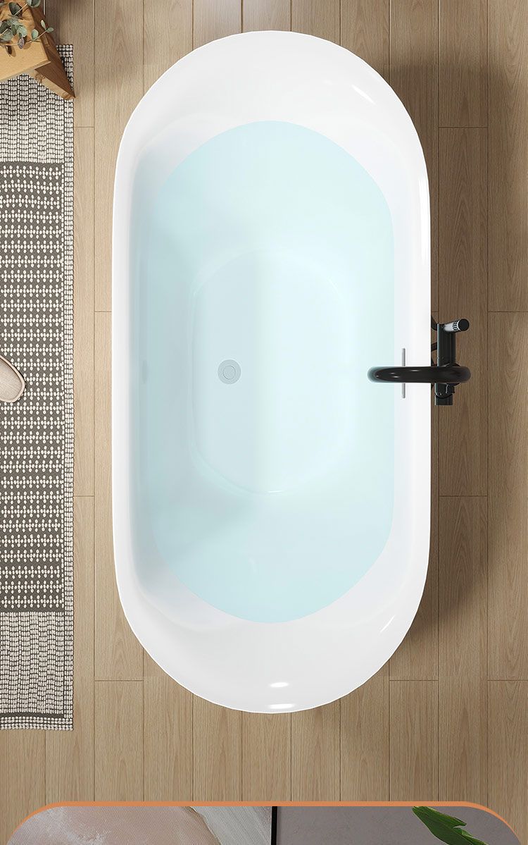New Freestanding Bathtub for Bathroom, Suitable for Small Homes, Single Person Acrylic Seamless Integrated Design for Adults, Hotel Use