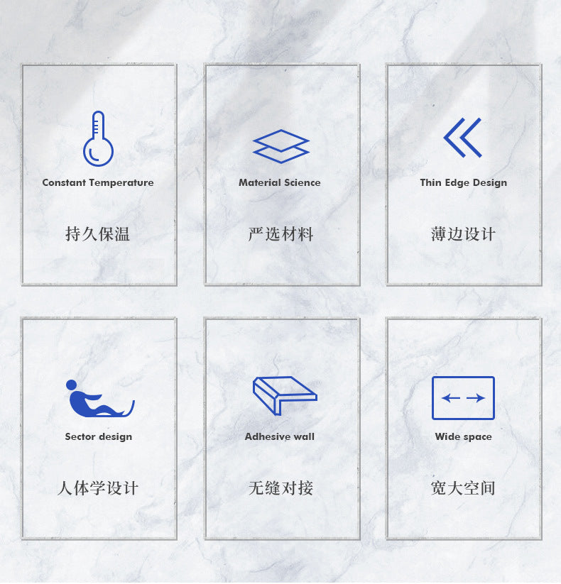 Luxury Seamless Integrated Square Acrylic Massage Bathtub for Home Use, Homestay, and Hotel Projects with Constant Temperature and Wholesale Surfing