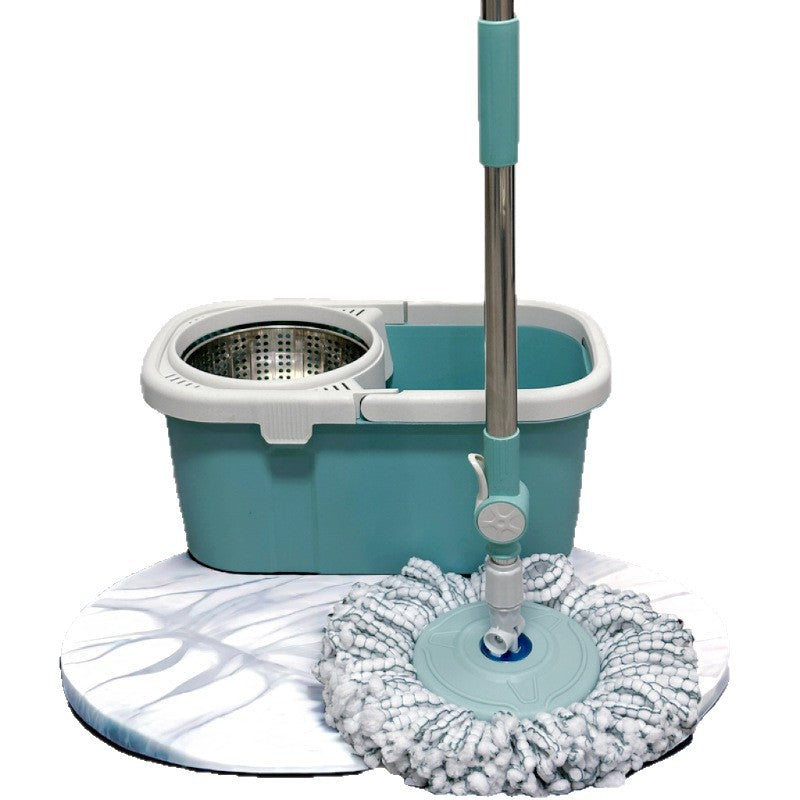 New Rotating Mop Bucket Set One Mop Clean Dry and Wet Dual-use Bucket Mopping Dehydrating Hands-free Thickened Mop