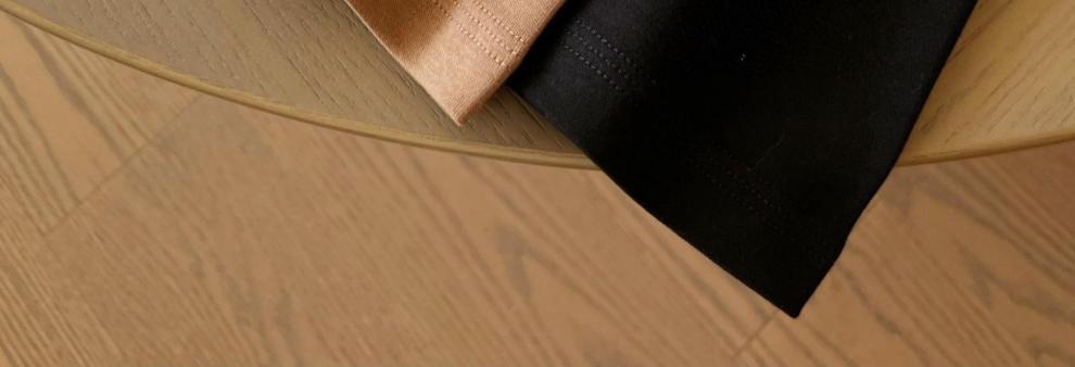 2025Xiaohongshu Hot-Selling Peruvian Cotton T Long T/short T Collection of High-End Base Layer Shirts with Silky Skin Feel, Long Sleeve and Short Sleeve