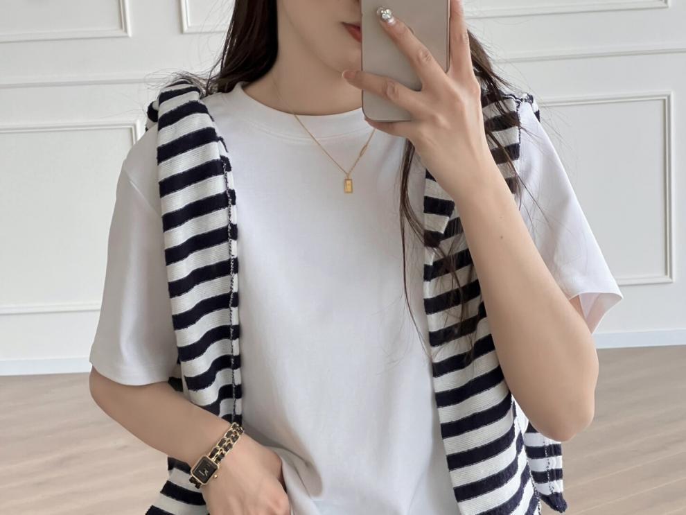 2025Xiaohongshu Hot-Selling Peruvian Cotton T Long T/short T Collection of High-End Base Layer Shirts with Silky Skin Feel, Long Sleeve and Short Sleeve